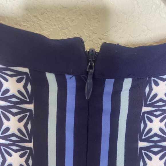 Eliza J Dress Womens Size 10 Bohemian Paisley Print Handkerchief Asymmetrical Co - Picture 9 of 16